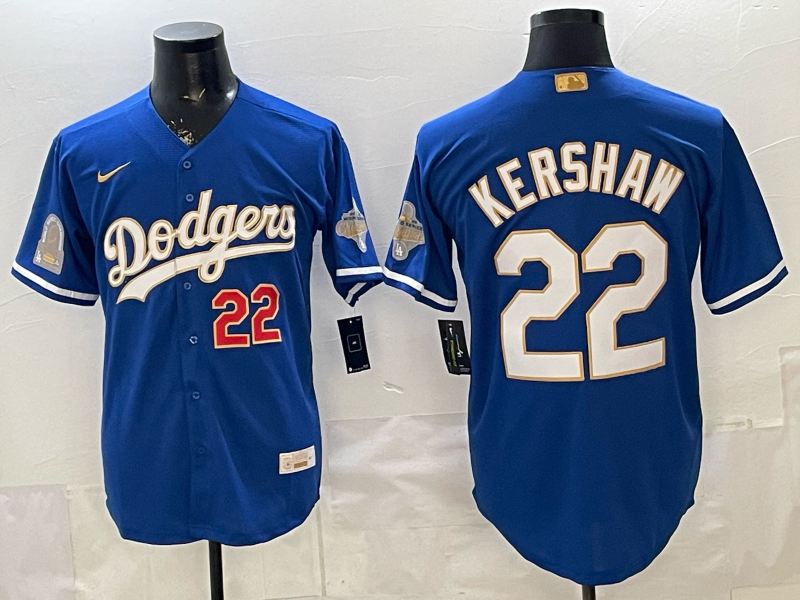 Men Los Angeles Dodgers #22 Kershaw blue Game 2026 Nike MLB Jersey 410001